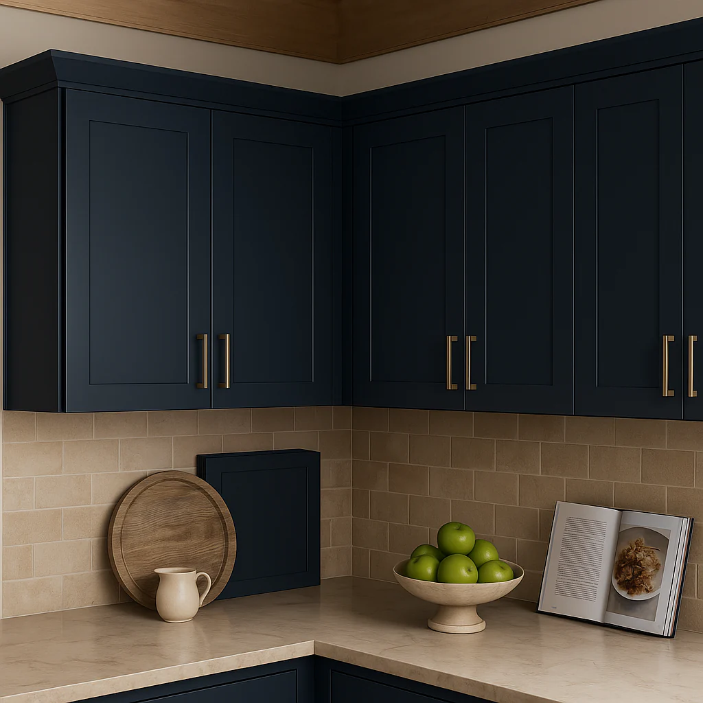 Hampton Bay Avondale Ink Blue Shaker Wall Kitchen Cabinet, 36x12x30 Inches - Image 4