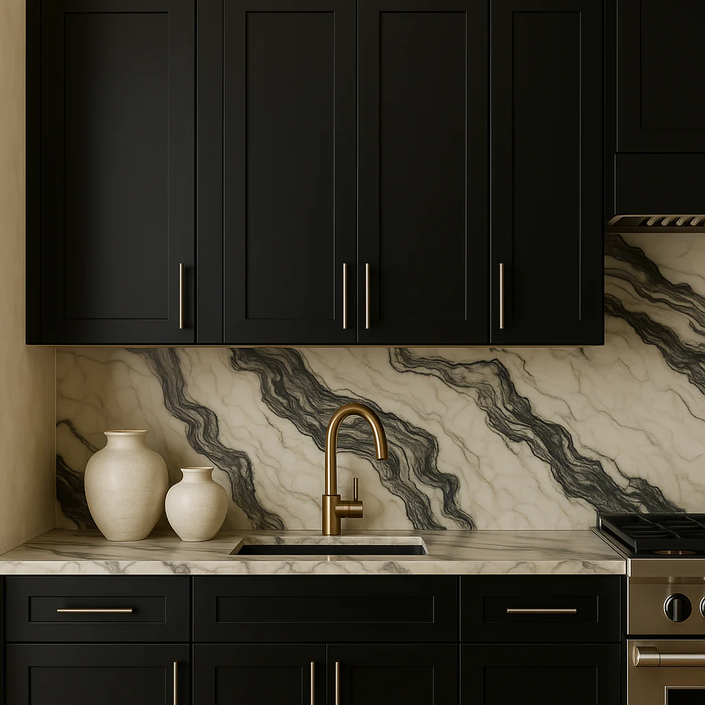 Hampton Bay Avondale Raven Black Shaker Wall Kitchen Cabinet, 12x12x30 Inches - Image 4