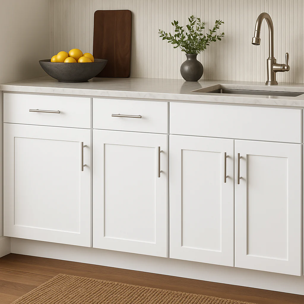Hampton Bay Avondale Ready to Assemble Plywood Shaker Base Kitchen Cabinet in Alpine White - Image 3