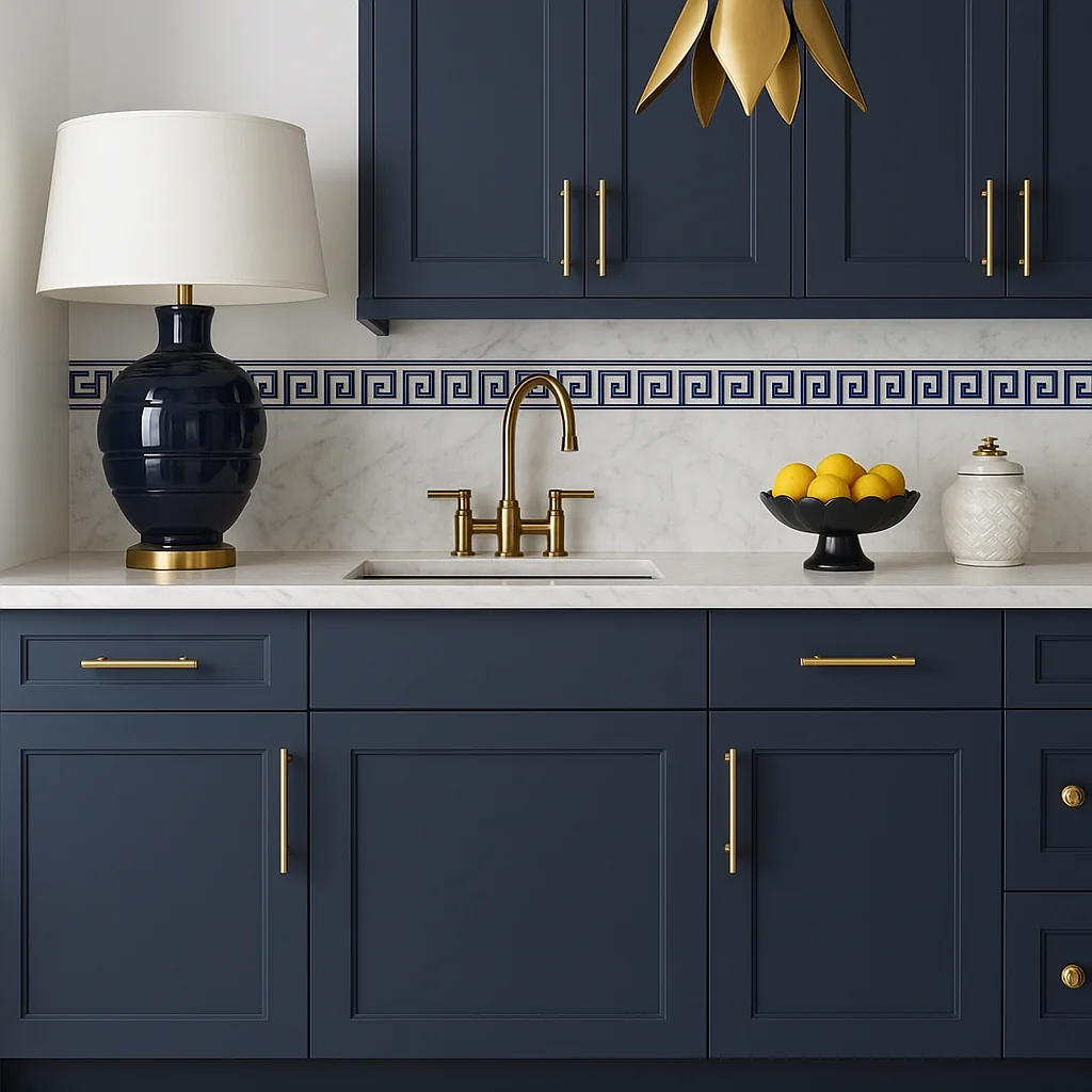 Hampton Bay Avondale Ready to Assemble Plywood Shaker Base Kitchen Cabinet in Ink Blue - Image 4