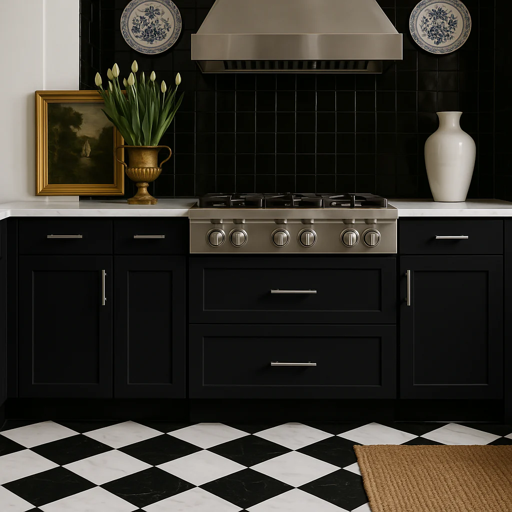 Hampton Bay Avondale Ready to Assemble Plywood Shaker Base Kitchen Cabinet in Raven Black - Image 3