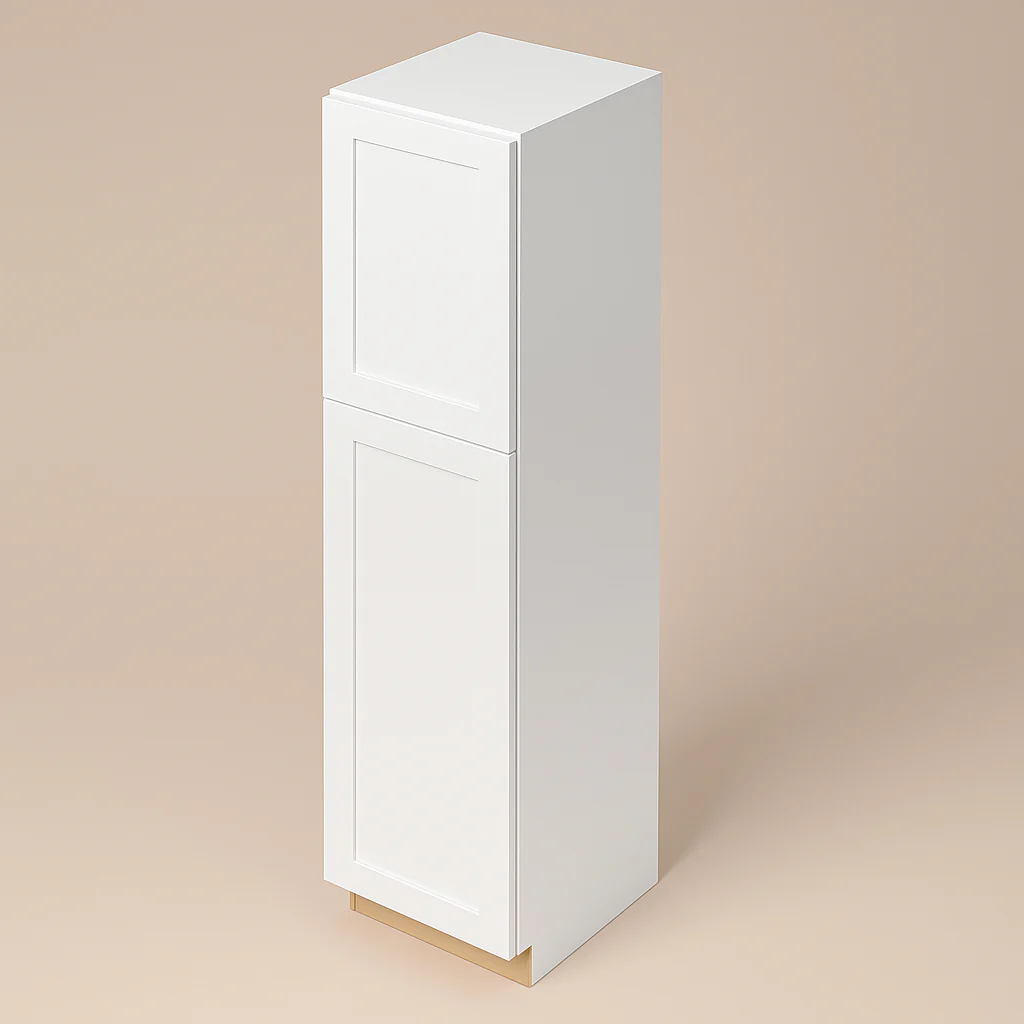 Hampton Bay Avondale Ready to Assemble Plywood Shaker Pantry Cabinet in Alpine White