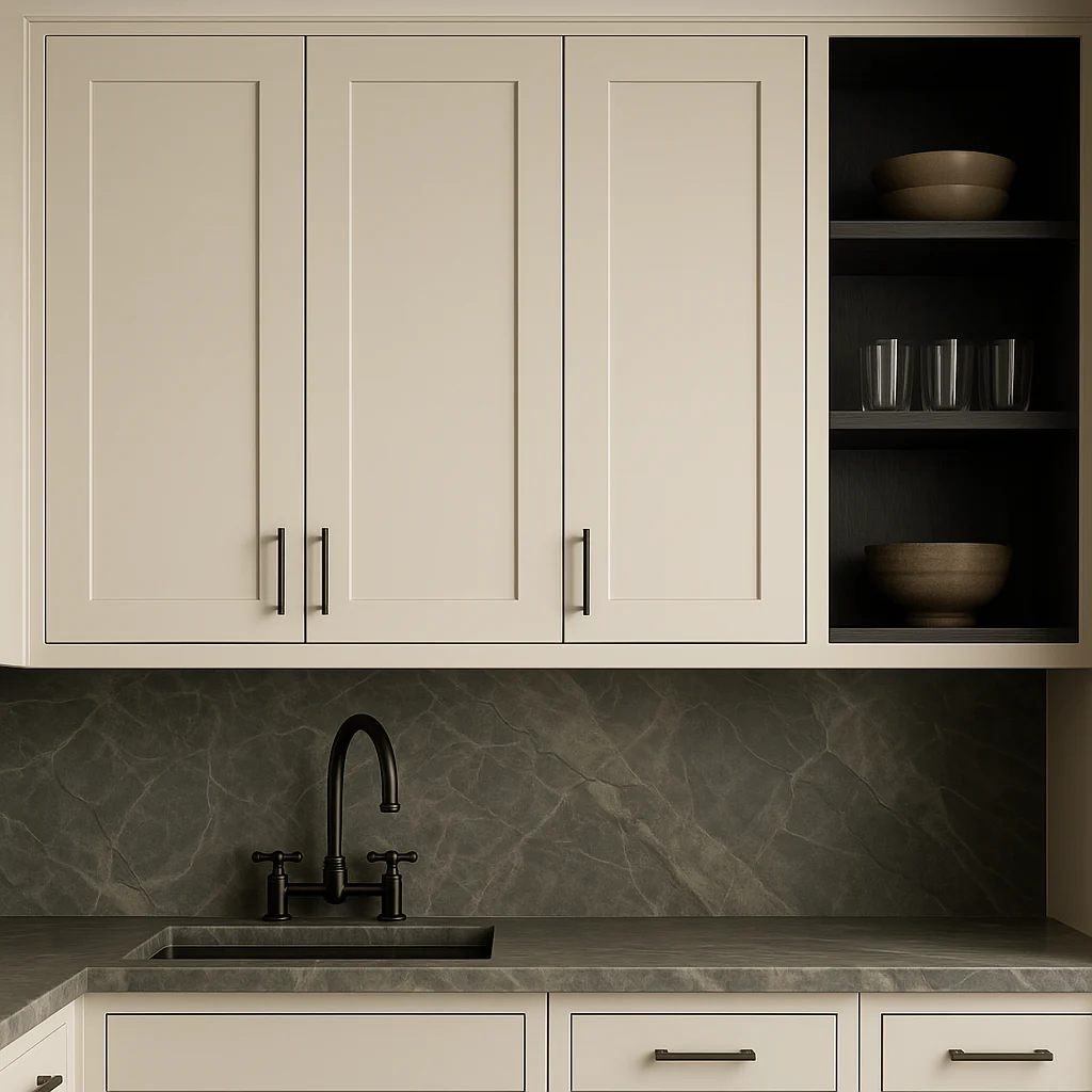 Hampton Bay Avondale Ready to Assemble Plywood Shaker Wall Kitchen Cabinet in Antique White - Image 2