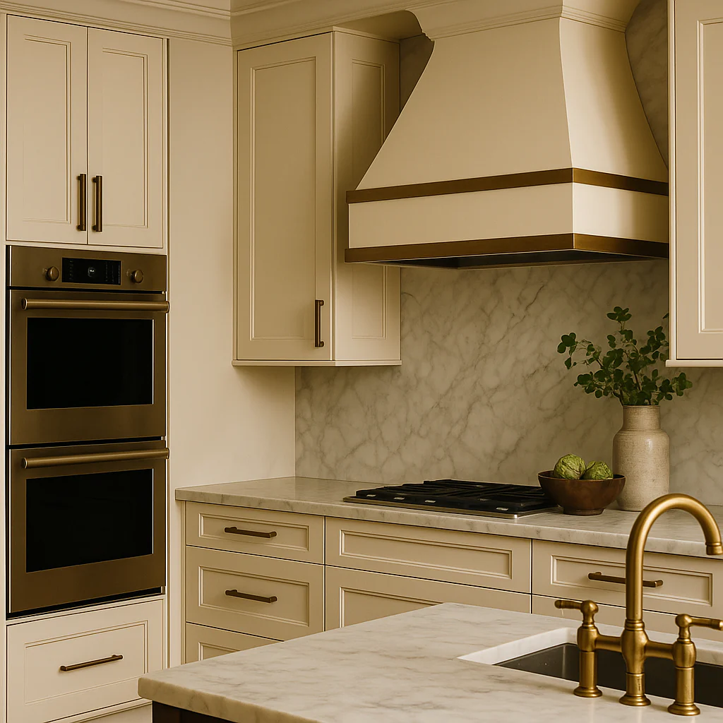 Hampton Bay Avondale Ready to Assemble Plywood Shaker Wall Kitchen Cabinet in Antique White - Image 4