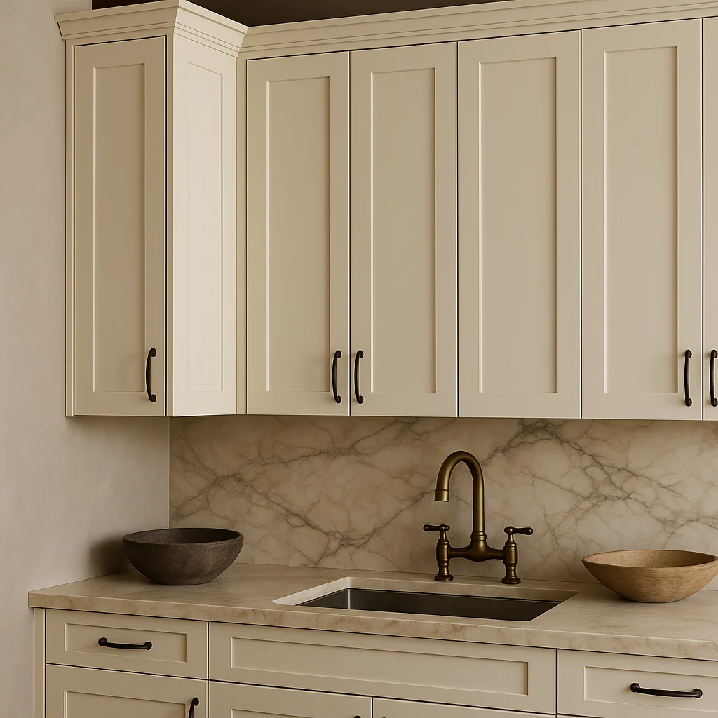 Hampton Bay Avondale Ready to Assemble Plywood Shaker Wall Kitchen Cabinet in Antique White - Image 2