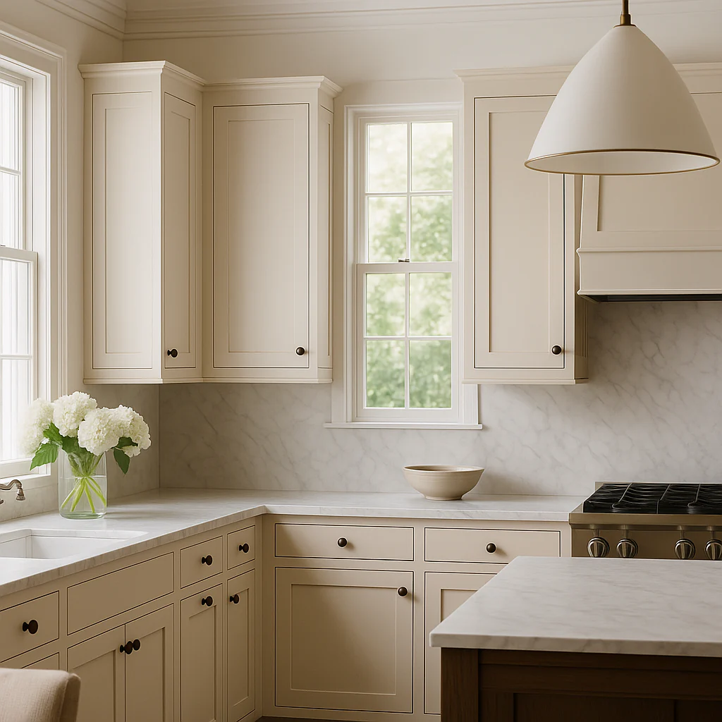 Hampton Bay Avondale Ready to Assemble Plywood Shaker Wall Kitchen Cabinet in Antique White - Image 2