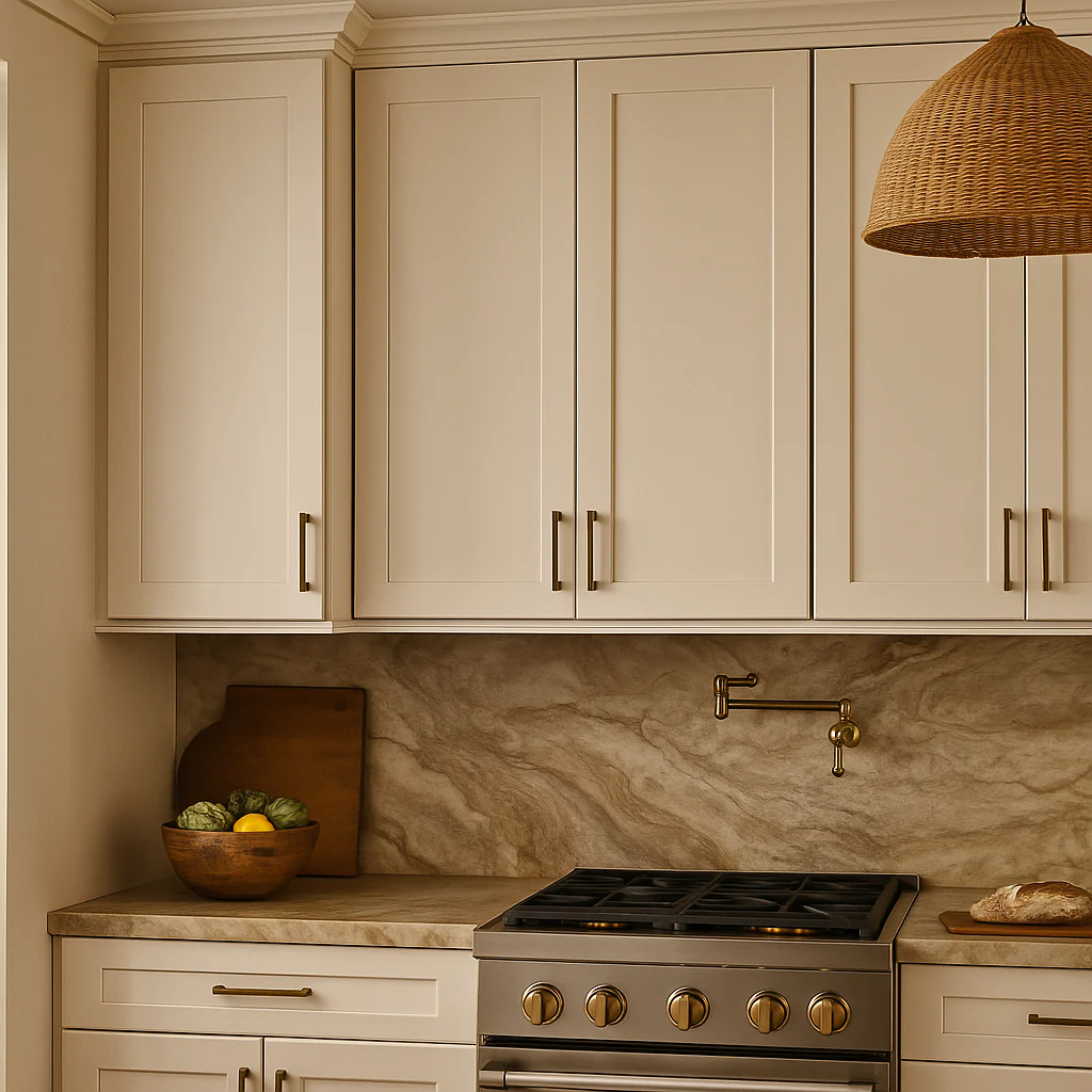 Hampton Bay Avondale Ready to Assemble Plywood Shaker Wall Kitchen Cabinet in Antique White - Image 4