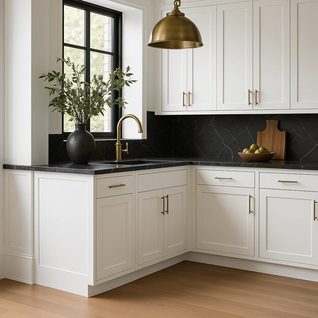 Hampton Bay Avondale Shaker Base Kitchen Cabinet in Alpine White - Image 3