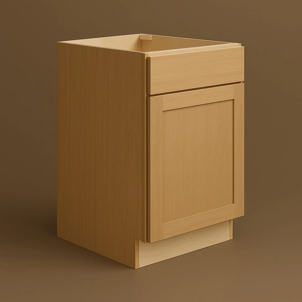 Hampton Bay Avondale Shaker Base Kitchen Cabinet in White Oak