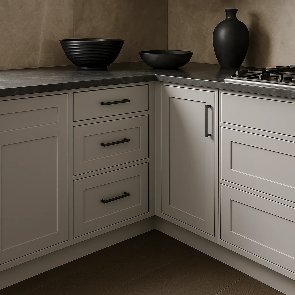 Hampton Bay Avondale Shaker Drawer Base Kitchen Cabinet in Dove Gray - Image 2