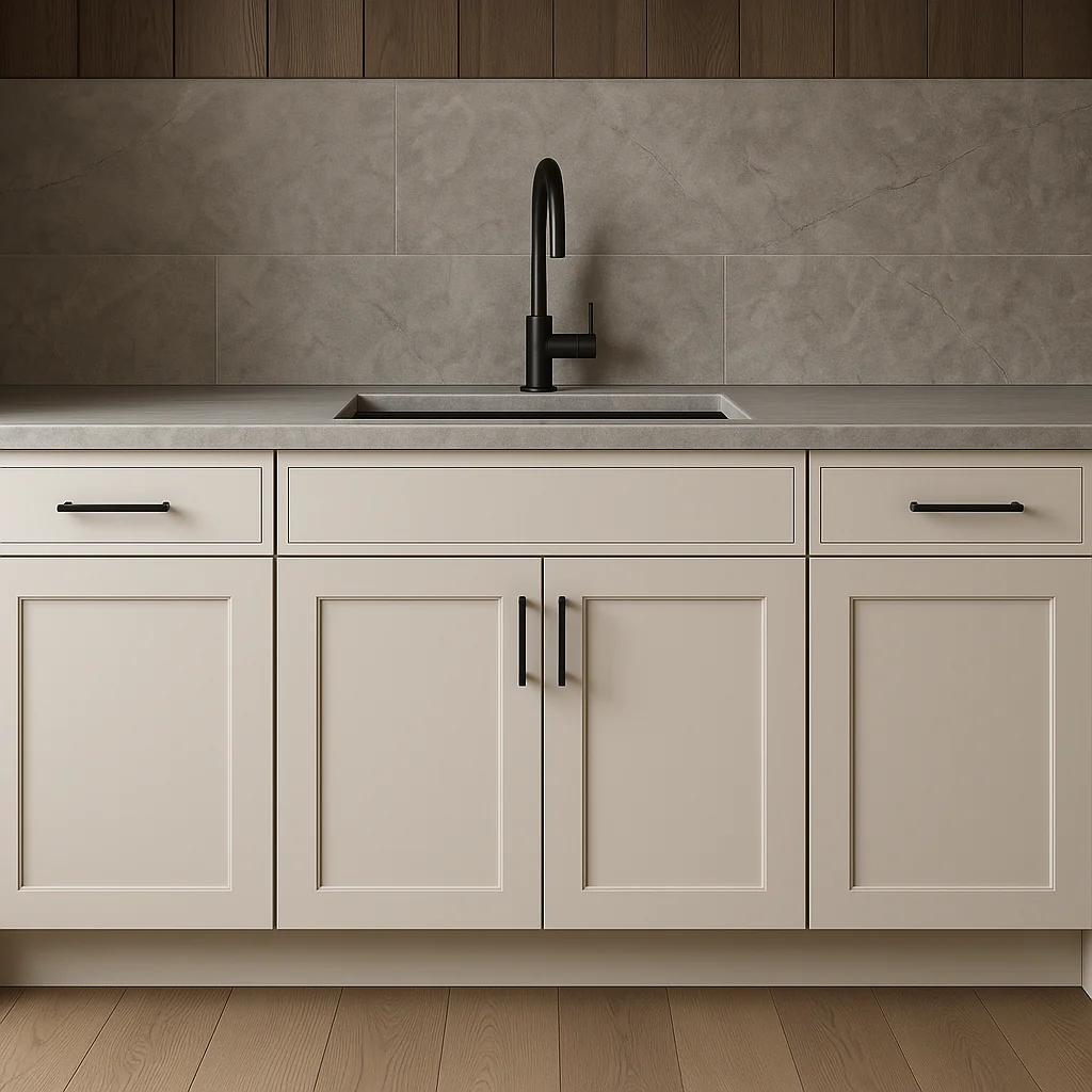 Hampton Bay Avondale Shaker Sink Base Kitchen Cabinet, Antique White - Image 4