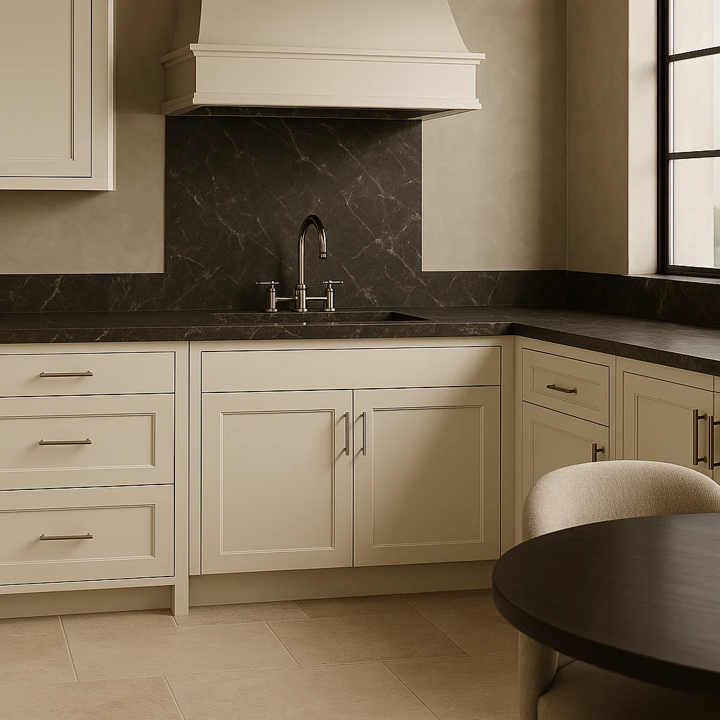 Hampton Bay Avondale Shaker Sink Base Kitchen Cabinet, Antique White - Image 2