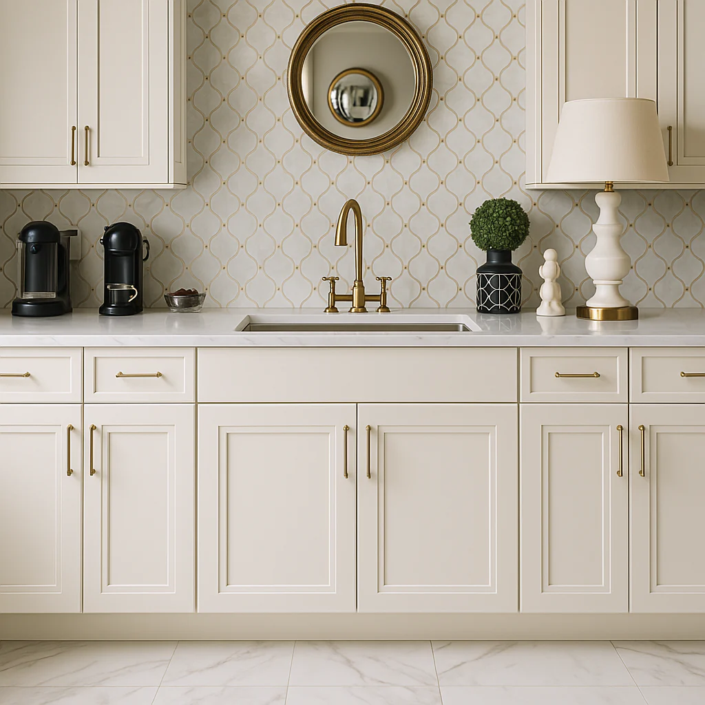 Hampton Bay Avondale Shaker Sink Base Kitchen Cabinet, Antique White - Image 4