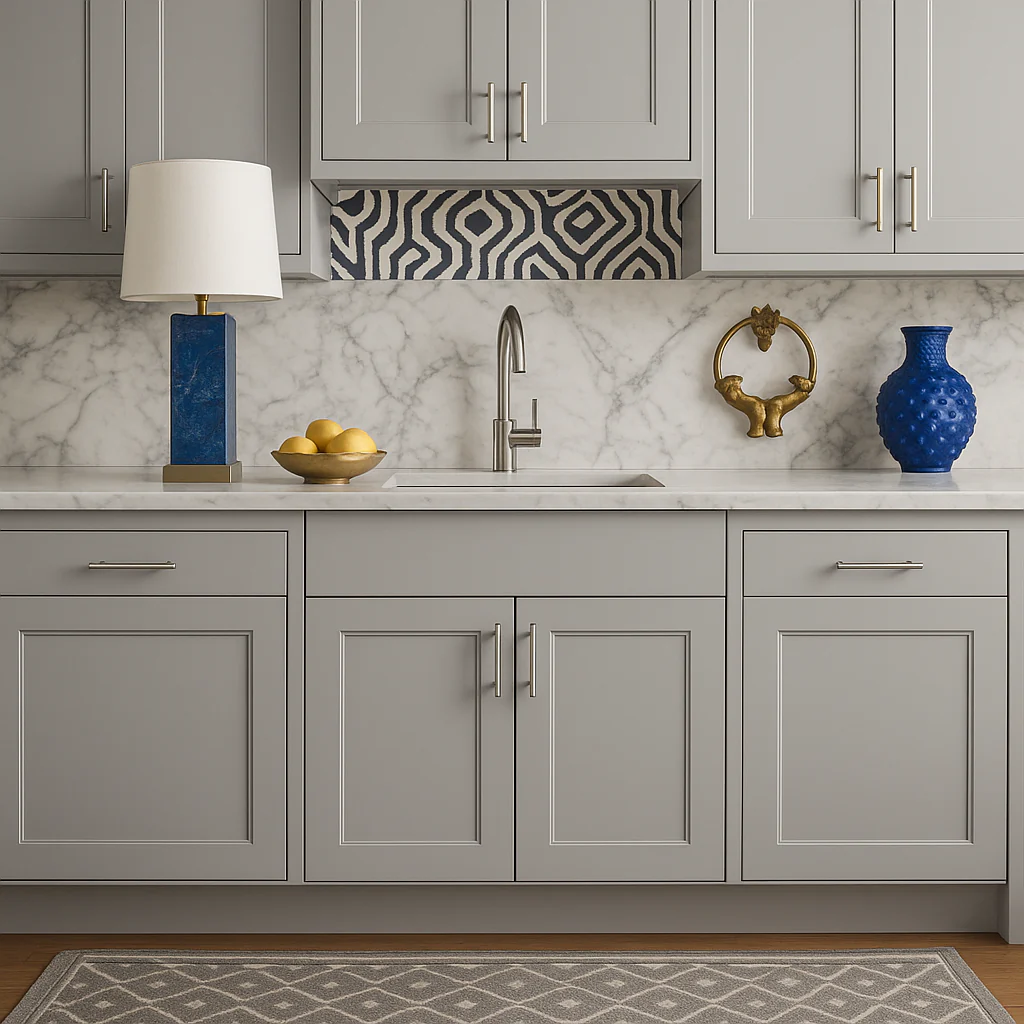 Hampton Bay Avondale Shaker Sink Base Kitchen Cabinet, Dove Gray, 33x24x34.5 inches - Image 3
