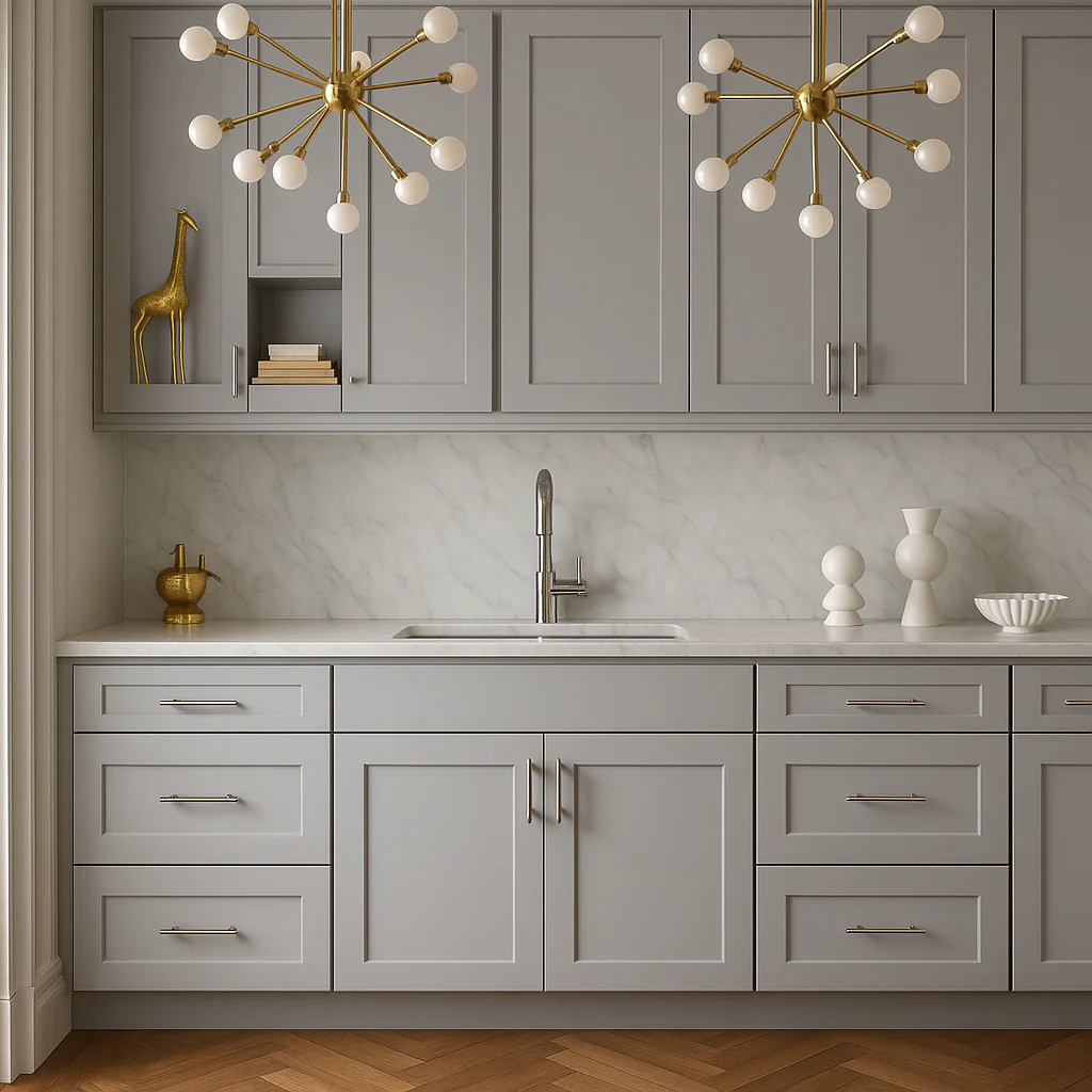 Hampton Bay Avondale Shaker Sink Base Kitchen Cabinet, Dove Gray, 33x24x34.5 inches - Image 4