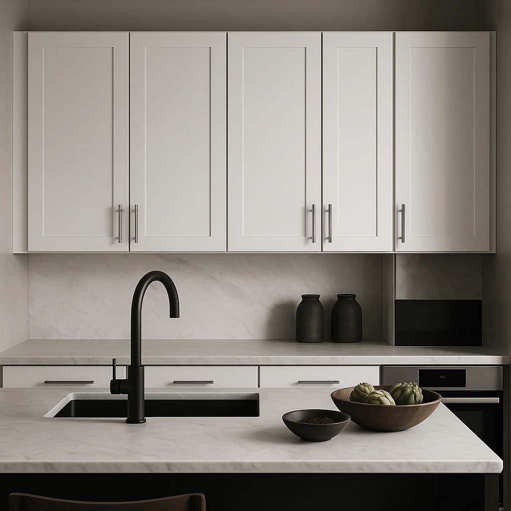 Hampton Bay Avondale Shaker Wall Kitchen Cabinet, 12 in. W x 12 in. D x 30 in. H, Alpine White - Image 4