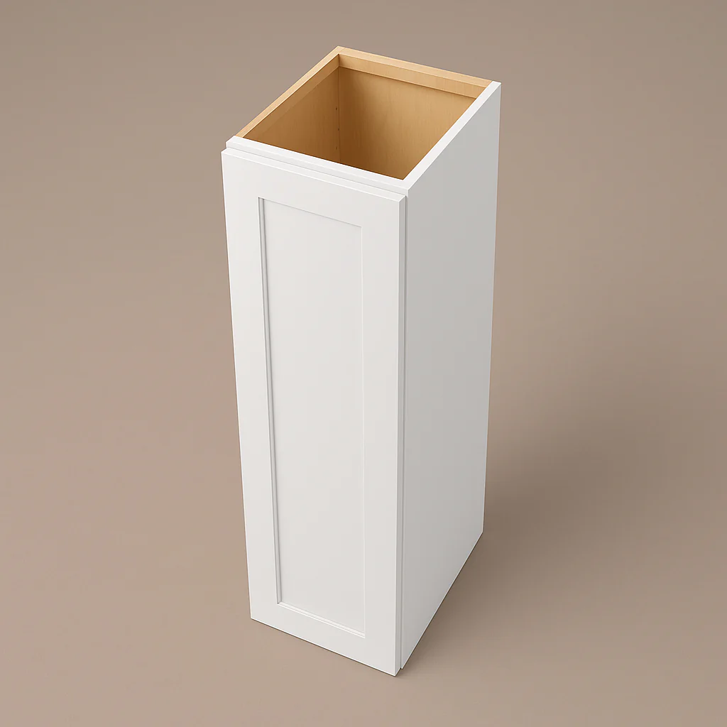 Hampton Bay Avondale Shaker Wall Kitchen Cabinet, 12 in. W x 12 in. D x 42 in. H, Alpine White