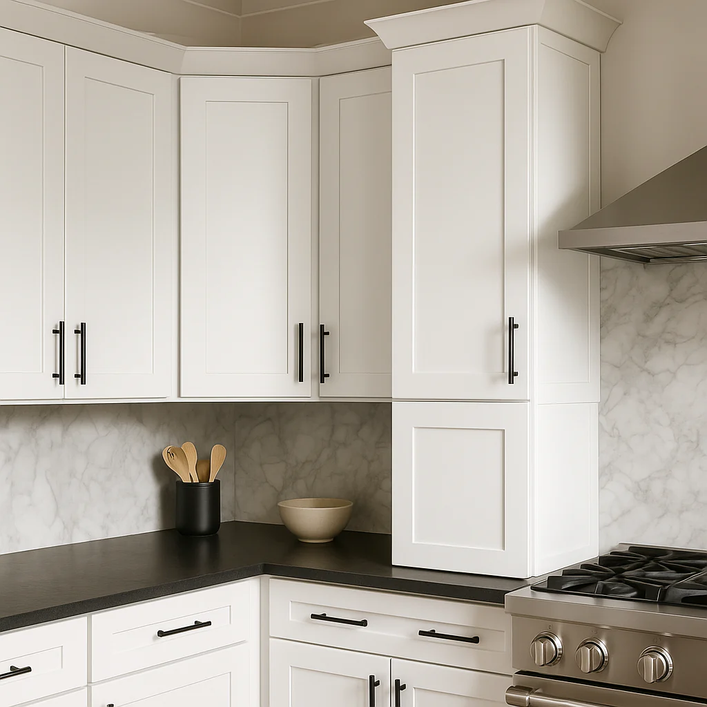 Hampton Bay Avondale Shaker Wall Kitchen Cabinet, 15 in. W x 12 in. D x 36 in. H, Alpine White - Image 2