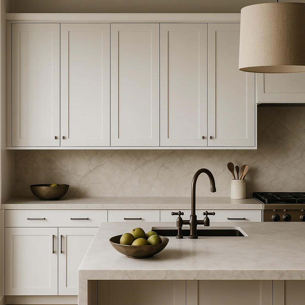 Hampton Bay Avondale Shaker Wall Kitchen Cabinet, 18 in. W x 12 in. D x 42 in. H, Alpine White - Image 2