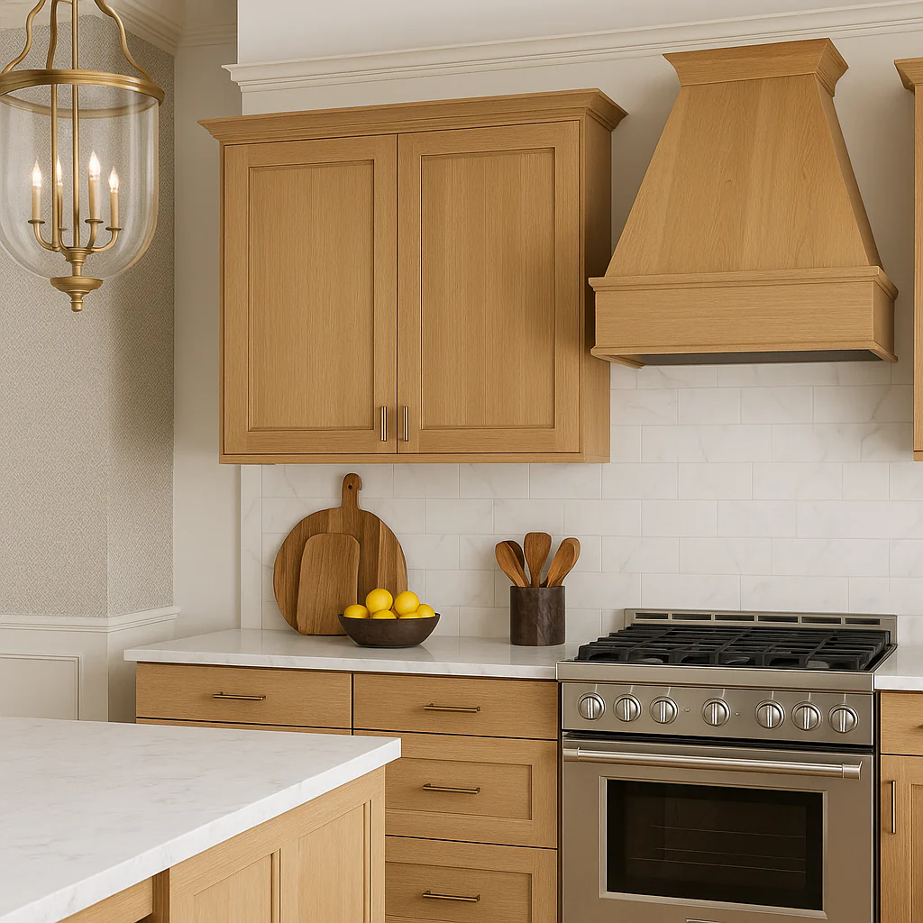 Hampton Bay Avondale Shaker Wall Kitchen Cabinet, 36x12x30, White Oak - Image 3