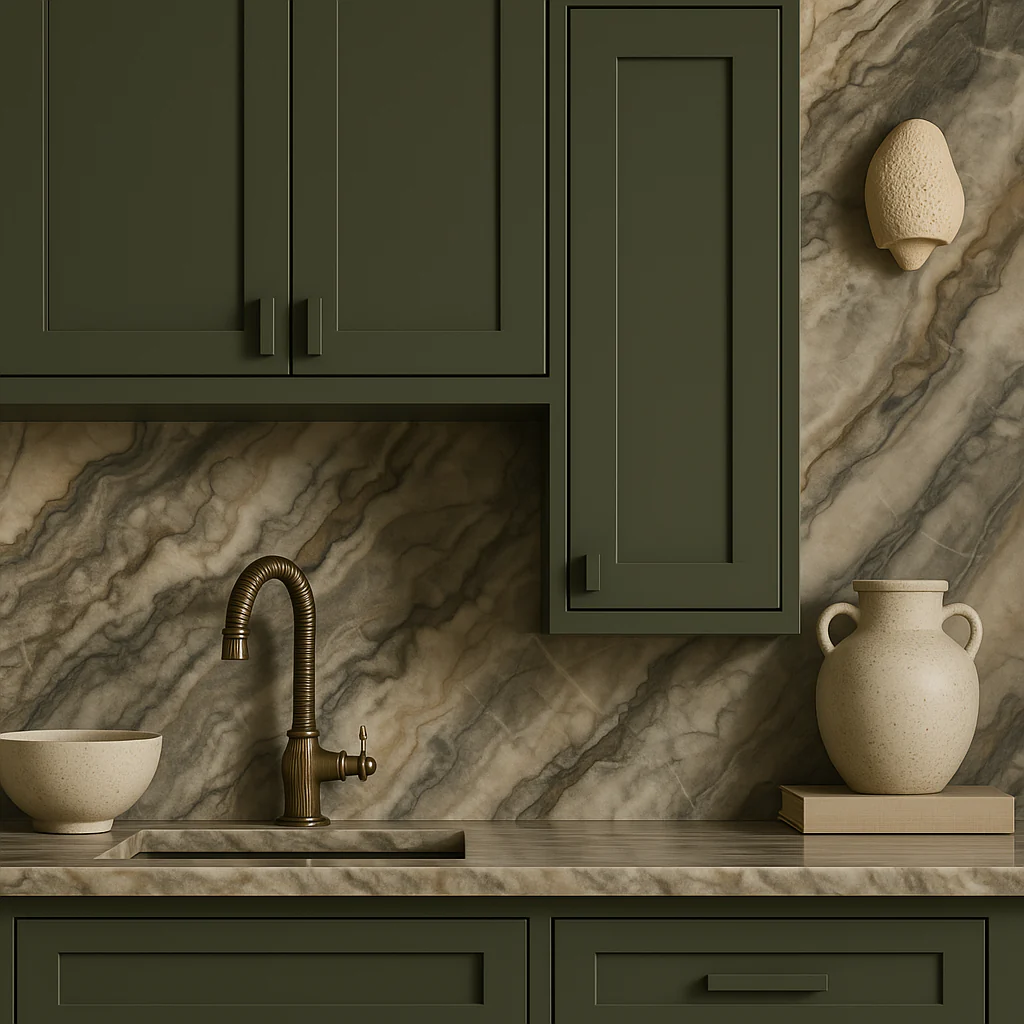 Hampton Bay Avondale Shaker Wall Kitchen Cabinet, 9 in. W x 12 in. D x 30 in. H, Fern Green - Image 4