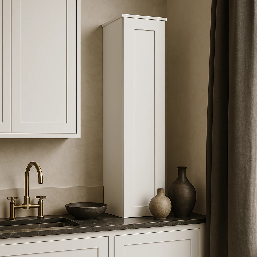 Hampton Bay Avondale Shaker Wall Kitchen Cabinet, Alpine White, 9 in. W x 12 in. D x 36 in. H - Image 3