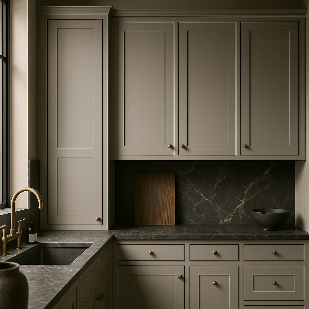 Hampton Bay Avondale Shaker Wall Kitchen Cabinet, Dove Gray, 12x12x42 in. - Image 2