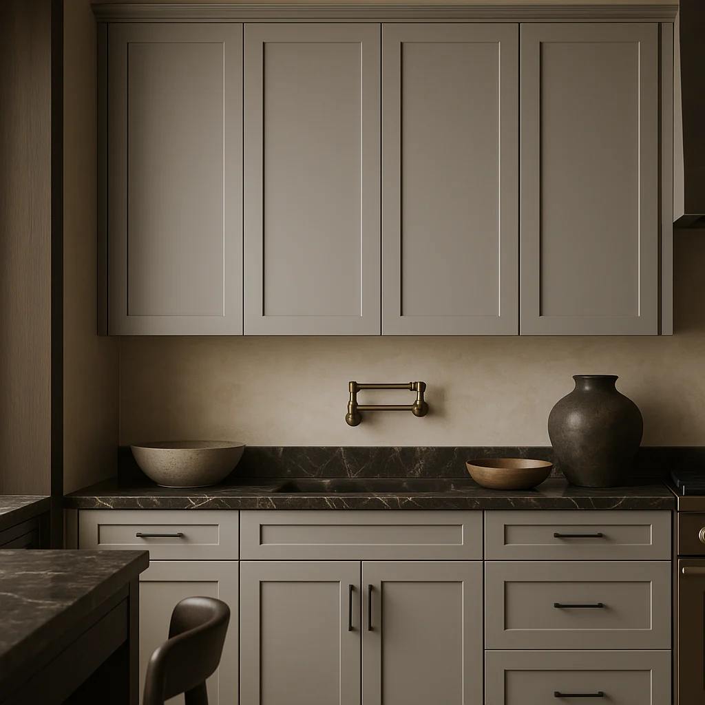 Hampton Bay Avondale Shaker Wall Kitchen Cabinet, Dove Gray, 15x12x42 in. - Image 3