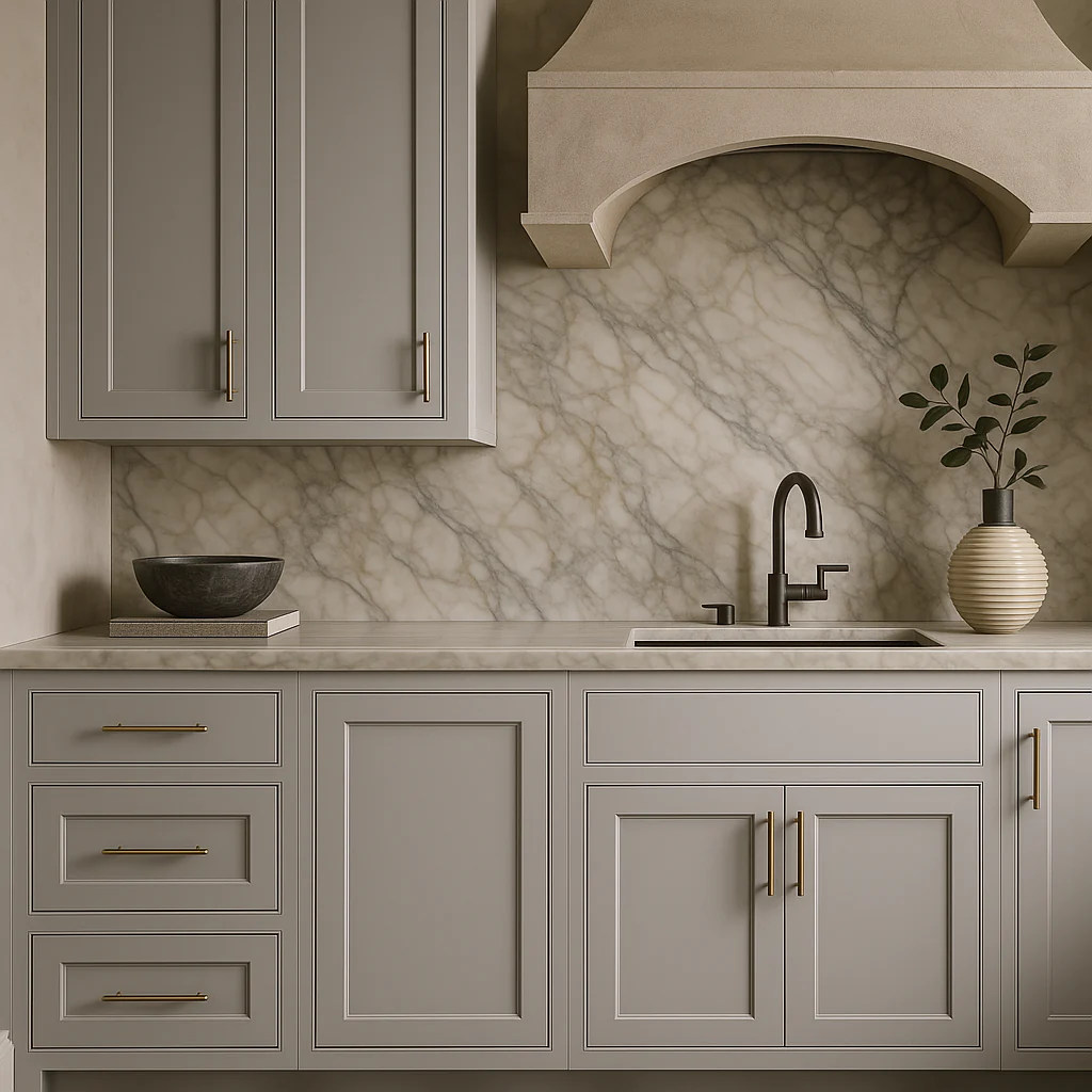 Hampton Bay Avondale Shaker Wall Kitchen Cabinet, Dove Gray, 15x12x42 in. - Image 4
