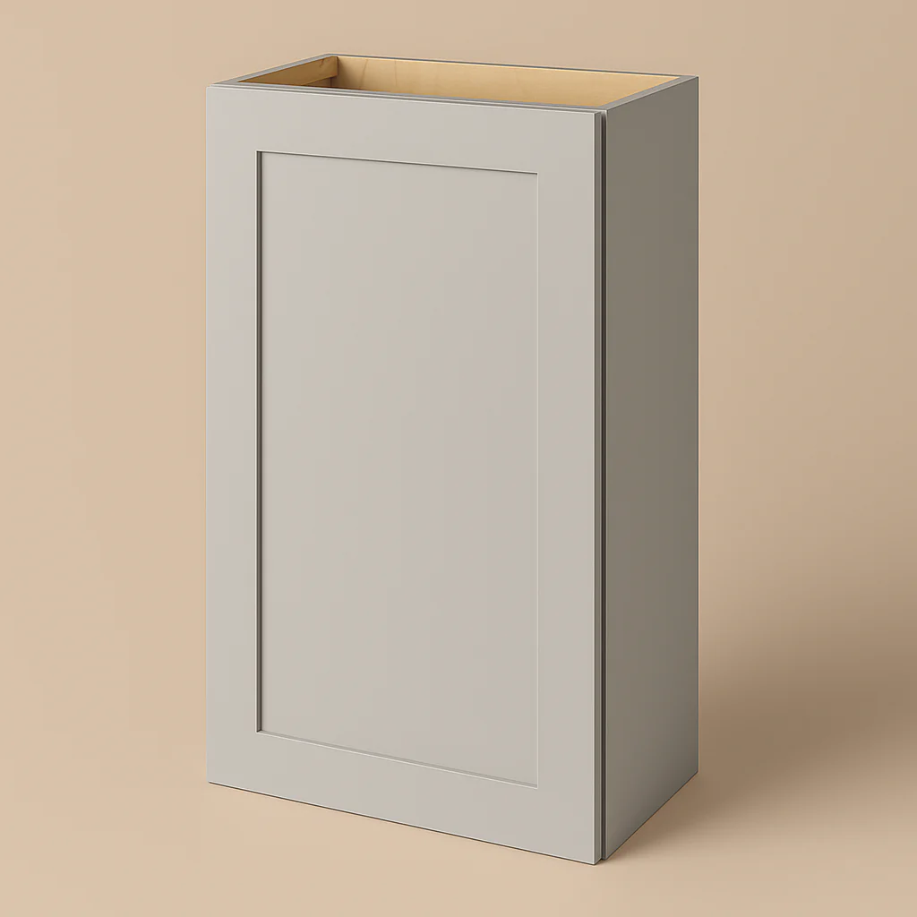Hampton Bay Avondale Shaker Wall Kitchen Cabinet, Dove Gray, 21x12x36 in.