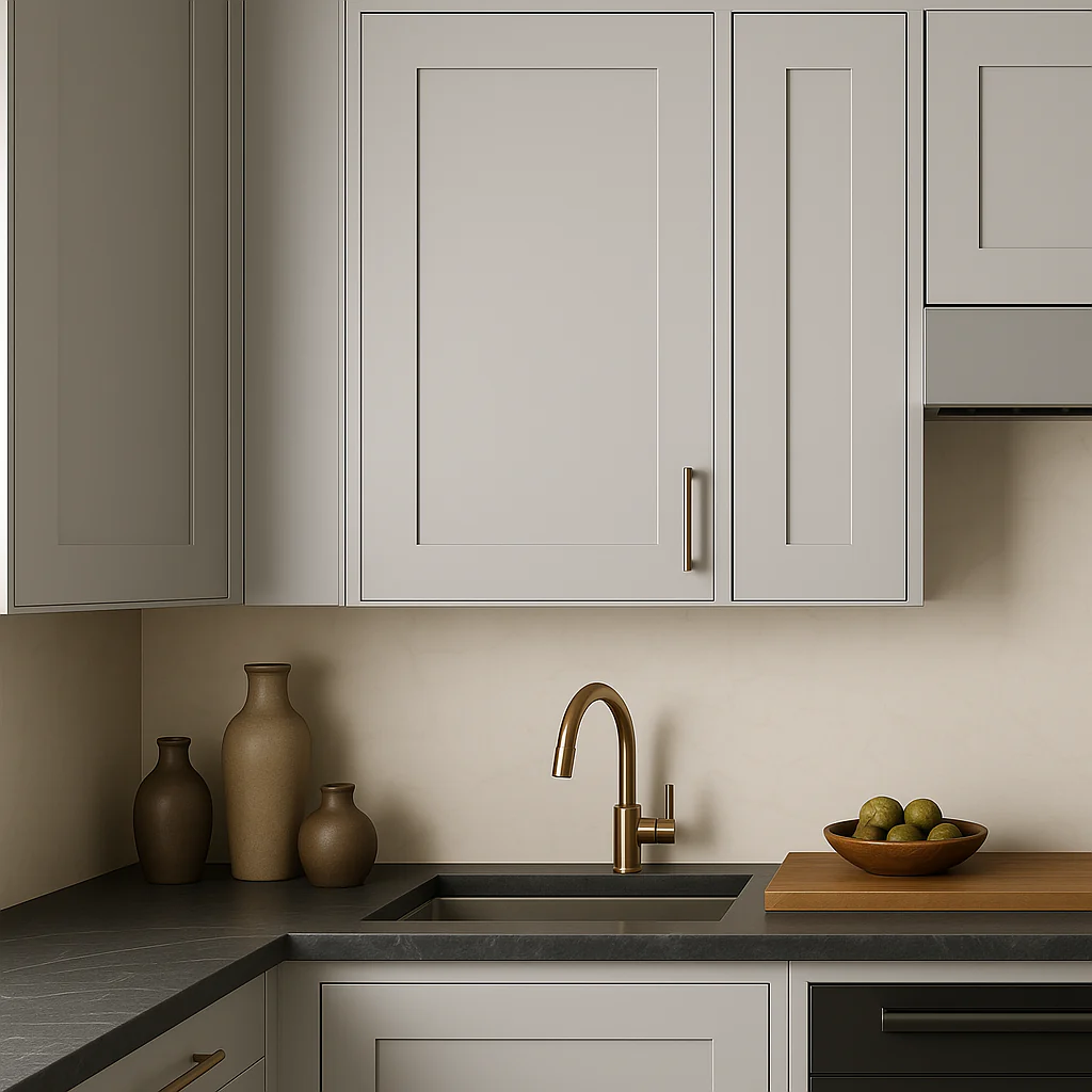 Hampton Bay Avondale Shaker Wall Kitchen Cabinet, Dove Gray, 21x12x36 in. - Image 3