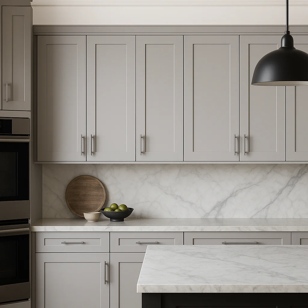 Hampton Bay Avondale Shaker Wall Kitchen Cabinet, Dove Gray, 36x12x36 - Image 3