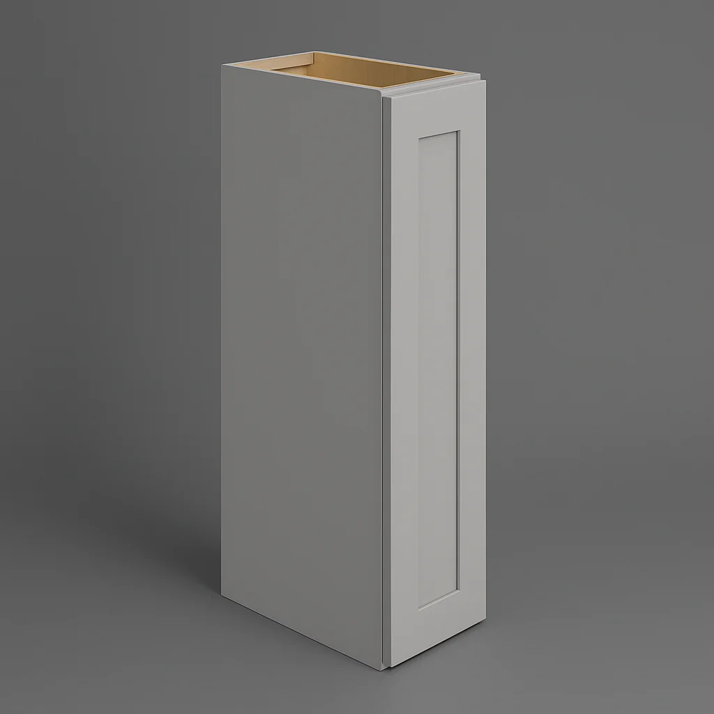 Hampton Bay Avondale Shaker Wall Kitchen Cabinet, Dove Gray, 9 in. W x 12 in. D x 36 in. H