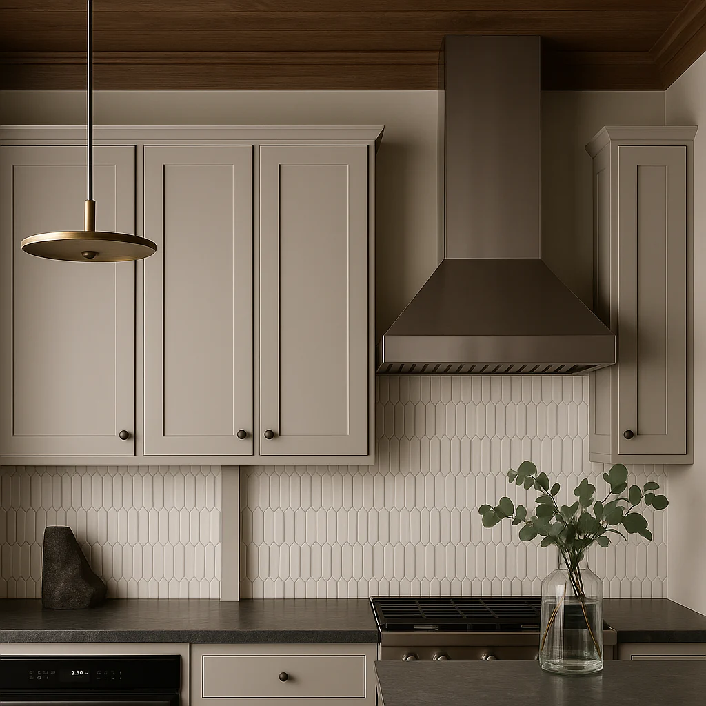 Hampton Bay Avondale Shaker Wall Kitchen Cabinet, Dove Gray, 9 in. W x 12 in. D x 36 in. H - Image 3