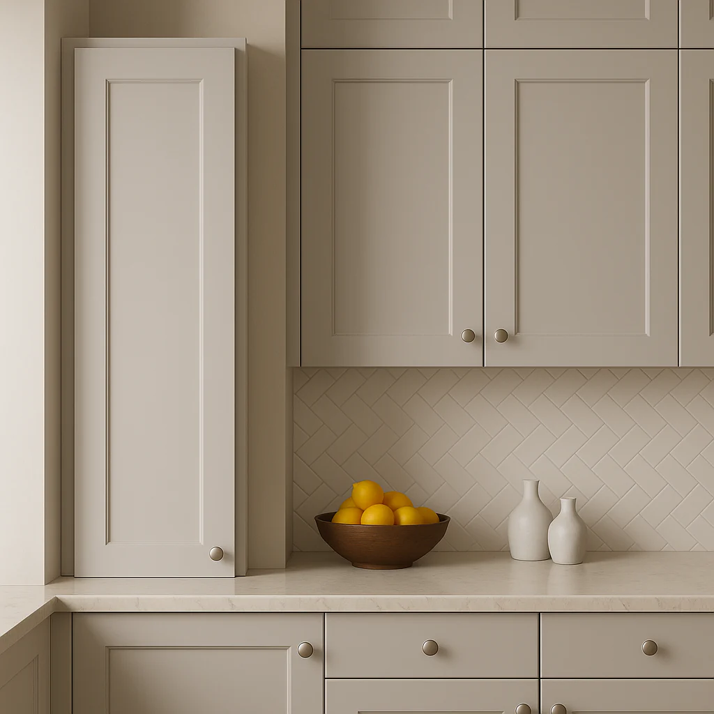 Hampton Bay Avondale Shaker Wall Kitchen Cabinet, Dove Gray, 9 in. W x 12 in. D x 36 in. H - Image 4