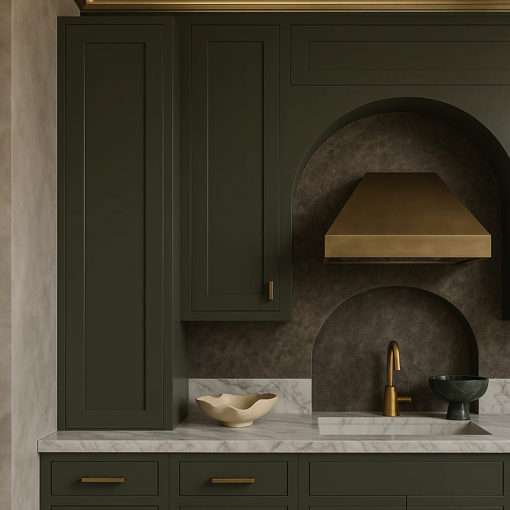 Hampton Bay Avondale Shaker Wall Kitchen Cabinet in Fern Green - 12x12x42 - Image 3