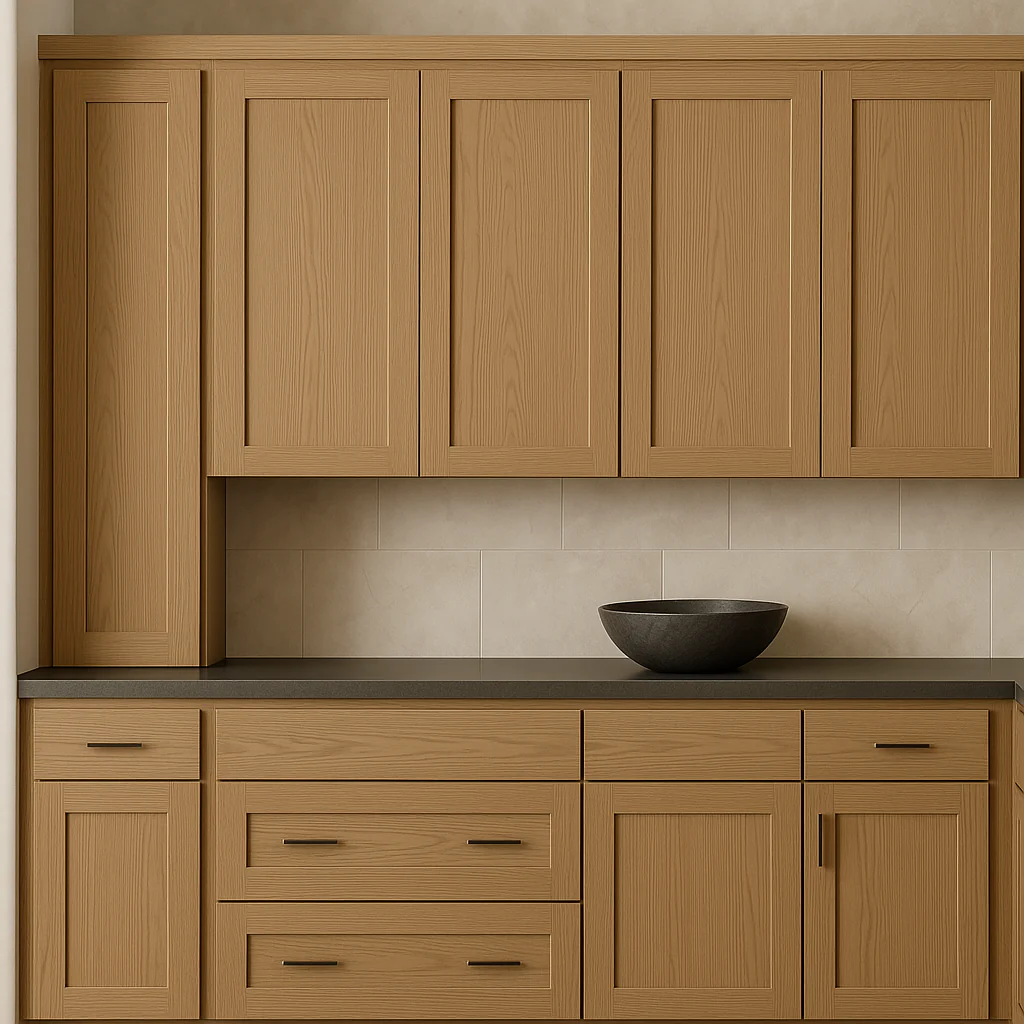 Hampton Bay Avondale Shaker Wall Kitchen Cabinet in White Oak - 12x12x36 - Image 4