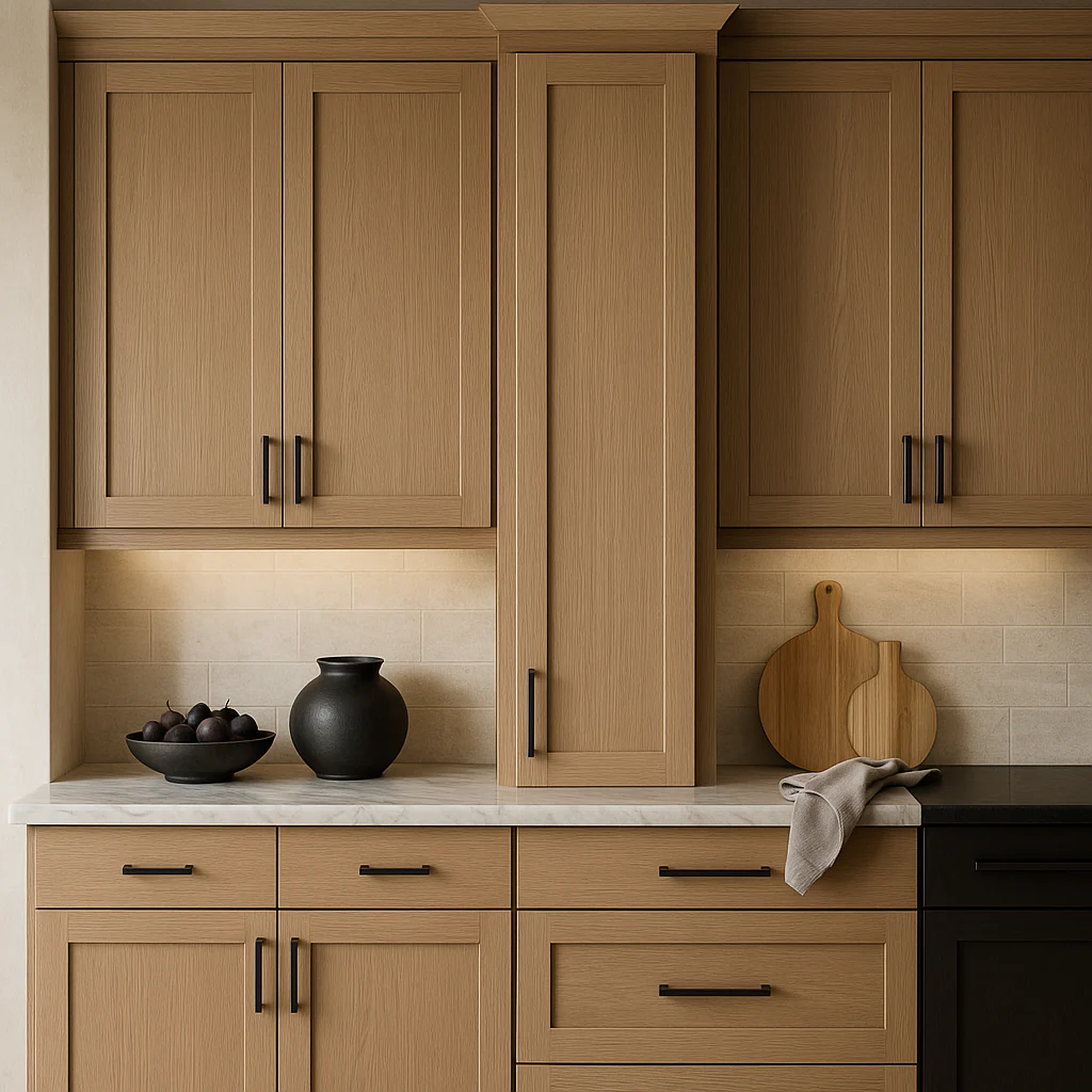 Hampton Bay Avondale Shaker Wall Kitchen Cabinet in White Oak - 12x12x42 - Image 4