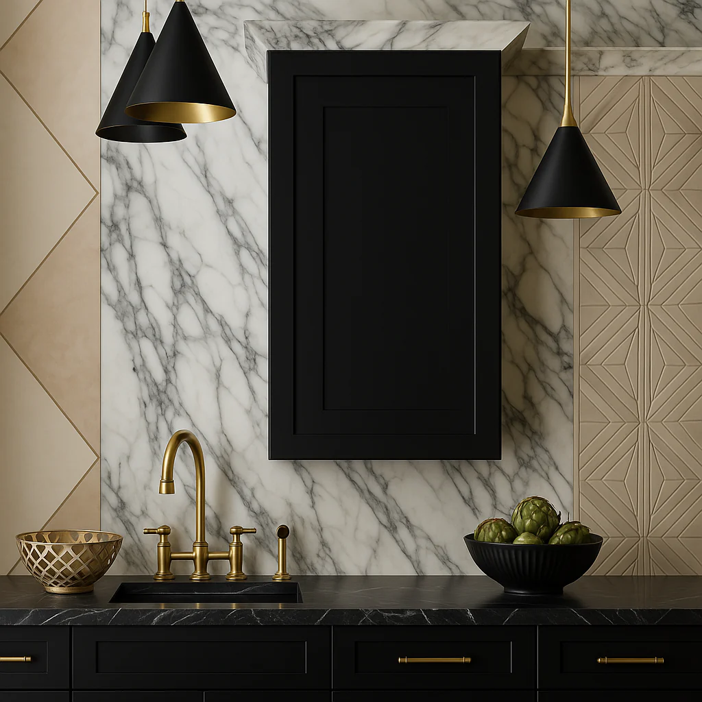 Hampton Bay Avondale Shaker Wall Kitchen Cabinet, Raven Black, 21x12x36 inches - Image 4
