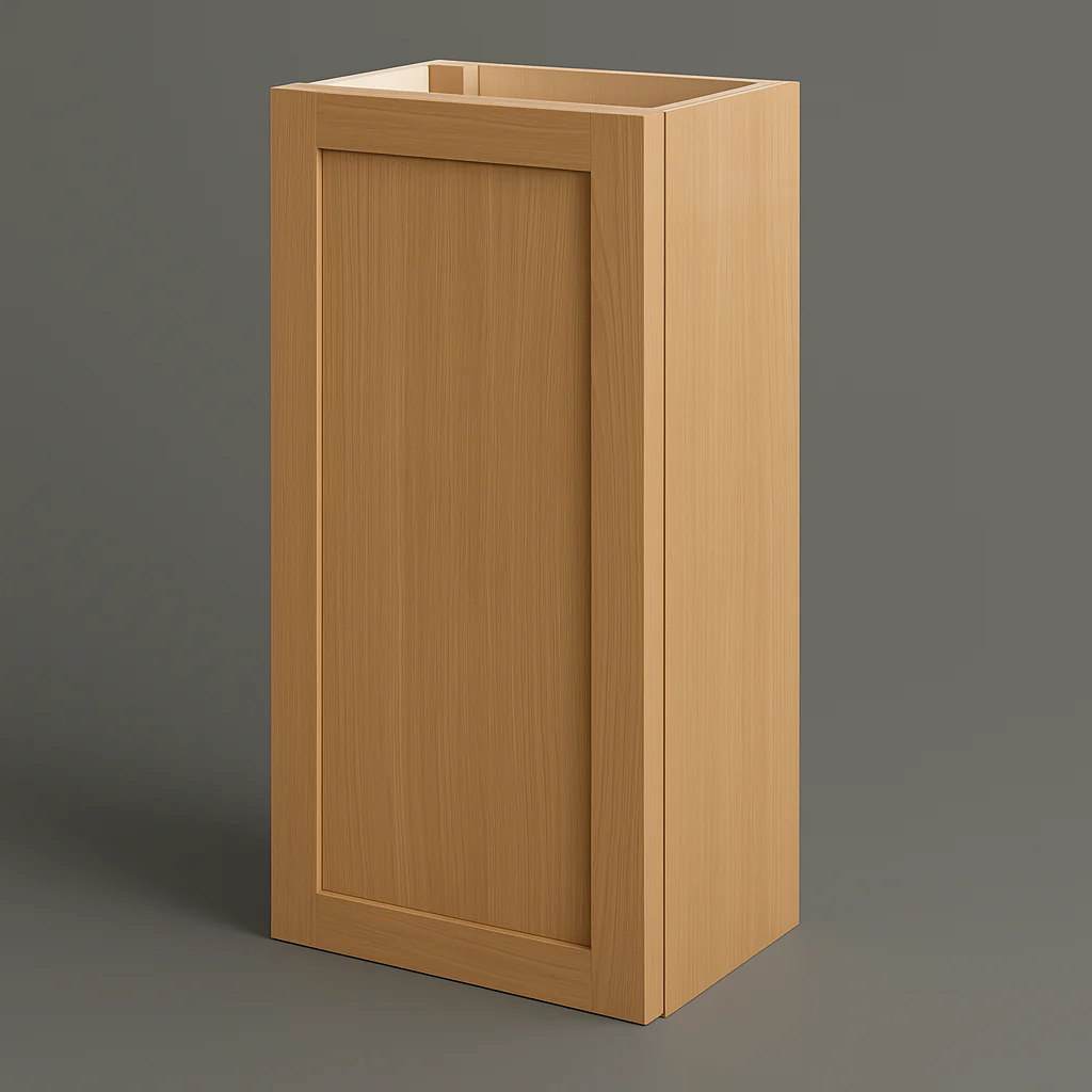 Hampton Bay Avondale Shaker Wall Kitchen Cabinet, White Oak, 18x12x42