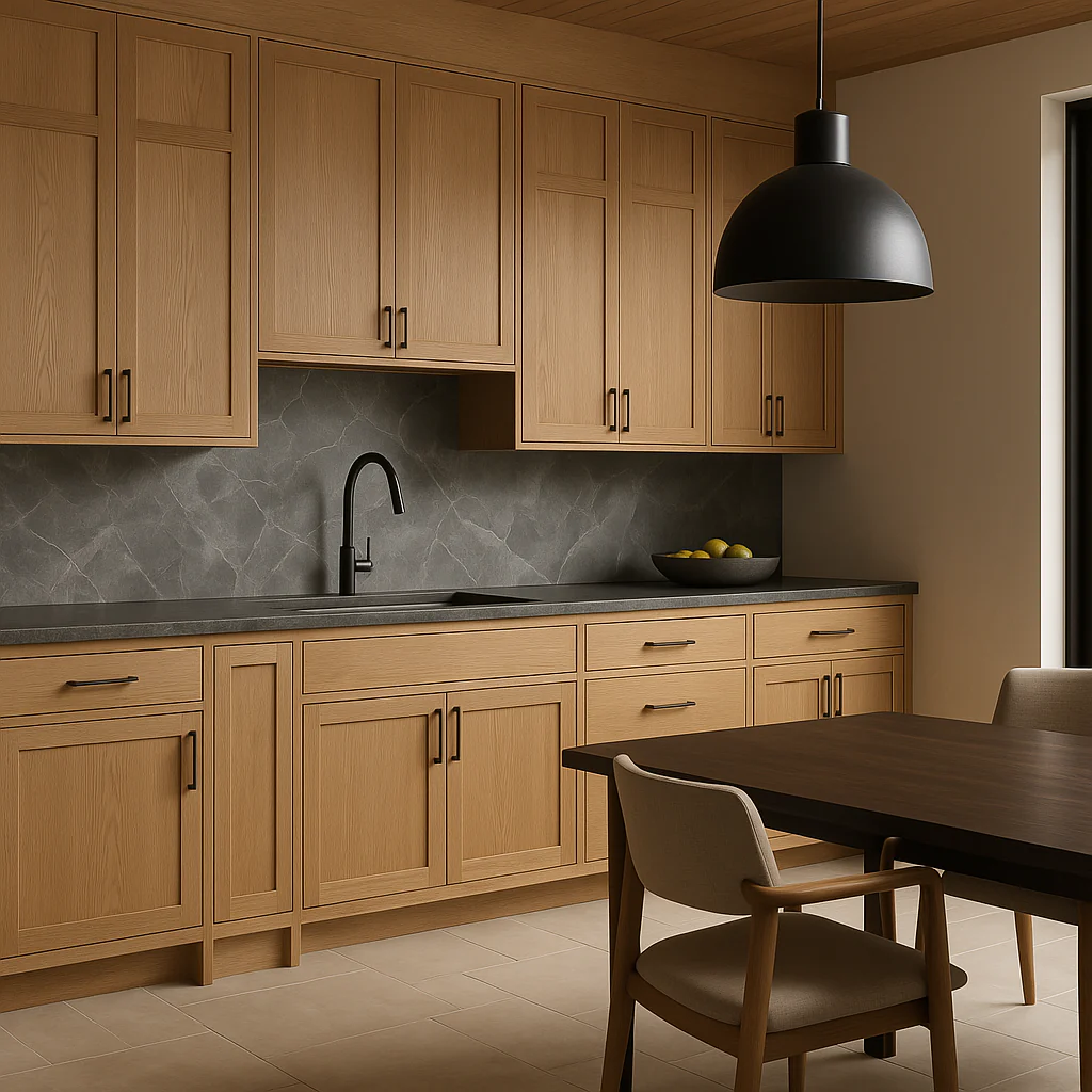 Hampton Bay Avondale White Oak Shaker Base Kitchen Cabinet - 9 in. W x 24 in. D x 34.5 in. H - Image 3