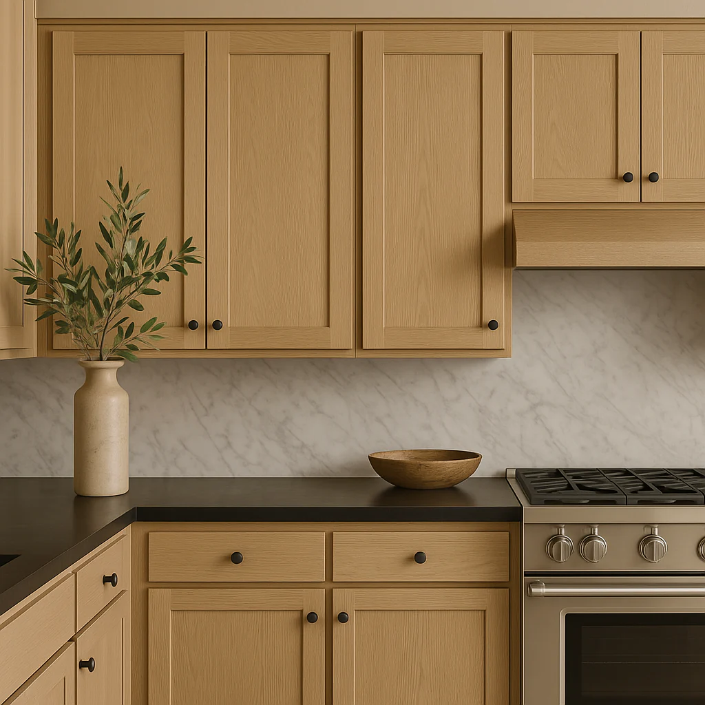 Hampton Bay Avondale White Oak Shaker Wall Kitchen Cabinet, 15x12x30 in. - Image 2