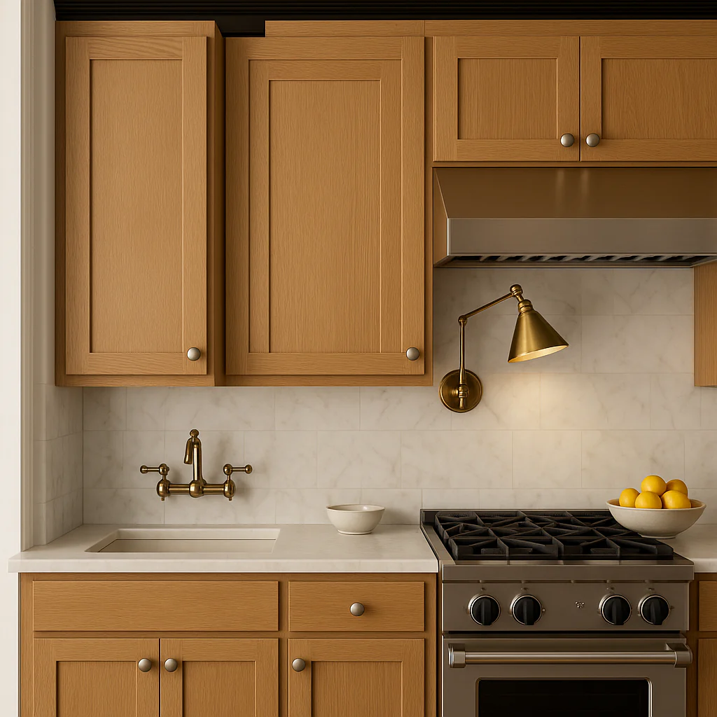 Hampton Bay Avondale White Oak Shaker Wall Kitchen Cabinet, 15x12x30 in. - Image 3