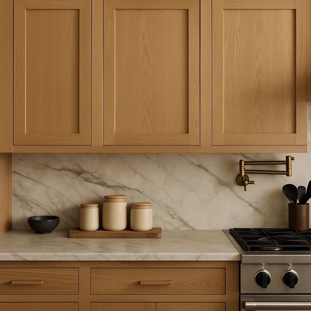 Hampton Bay Avondale White Oak Shaker Wall Kitchen Cabinet, 21x12x30 in. - Image 3