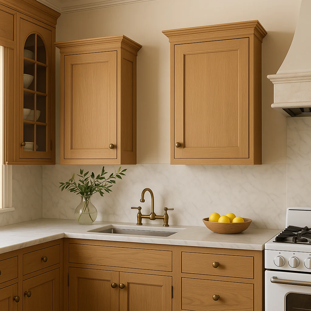 Hampton Bay Avondale White Oak Shaker Wall Kitchen Cabinet, 21x12x30 in. - Image 4