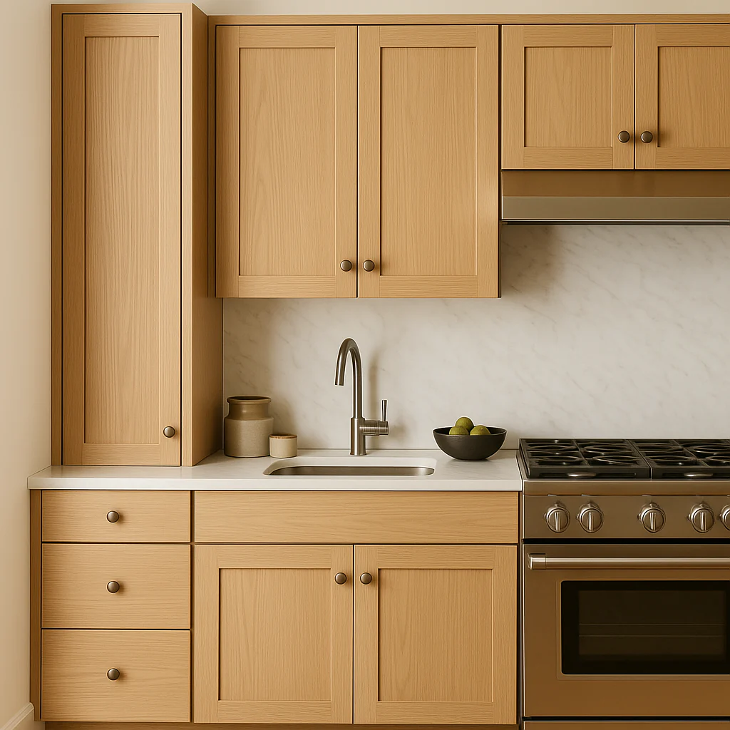 Hampton Bay Avondale White Oak Shaker Wall Kitchen Cabinet, 9x12x36 in. - Image 4