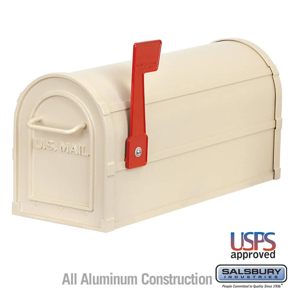 Heavy Duty Rural Mailbox in Sandstone