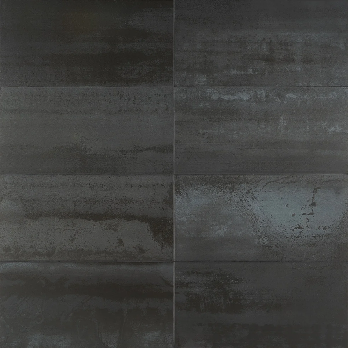 Hewlett Black Matte Porcelain Tile 12x24 - Lux Tile - Image 2
