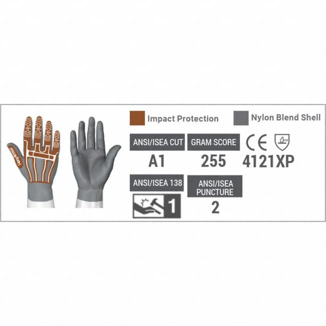 HEXARMOR Helix4 3XL Coated Gloves - Impact and Abrasion Resistant - Image 2