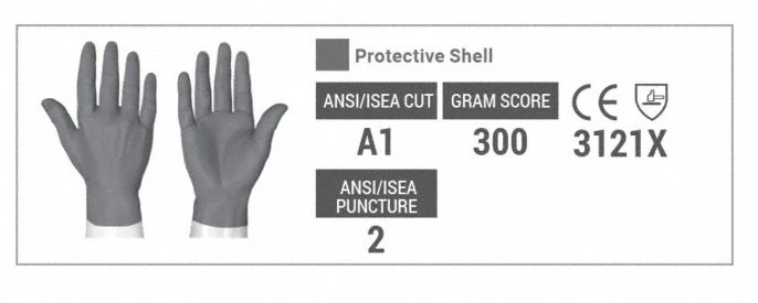 HEXARMOR Helix 1092 Tearaway Knit Safety Gloves - 2XL - Image 2
